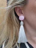 "Cottoncandy" Tassel Earrings