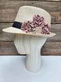 Beige "Caide" Trilby Hat