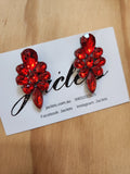"Mara" Earrings - Red