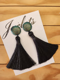 "Mermaids Tail" Tassel Earrings