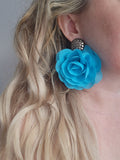 "Darling" Earrings - Aqua/Python