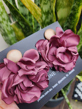 "French Petals" Earrings - Dusty Grape