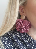 "French Petals" Earrings - Dusty Grape