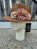 Chocolate "Yvetta" Trilby Hat
