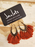 Rust "Marrakech" Tassel Earrings