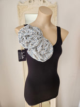 "Frankie" Bloom Top - Black