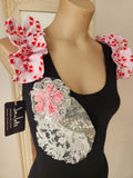 Christmas - "Miss Candy Cane" Top (+front detail)