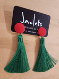 "Christmas Time" Tassel Earrings