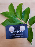 Gold "Lamai" fabric studs