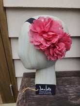 Pink + Silver Polkadot Headband