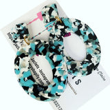 "Rome" Earrings - blue/black