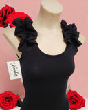 Black "Indira" top