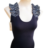 Black "Bordeaux" top