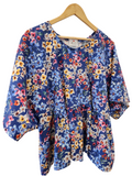 "Flower Garden" Top: Fits size 12-16