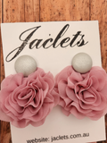 "Darling" Earrings - Silver/Pink