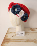 Red Knit Headband