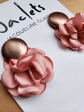 "Parisian" Earrings: Mini - Gold/Peach