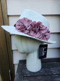 "Rosalie" Wide Brim Hat - Vanilla