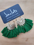 "Khalifa" Earrings - Vibrant Green