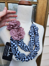 The "Delphine" Necklace - Dusty Pink Flowers