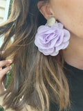 "Darling" Earrings - Lilac/Gold
