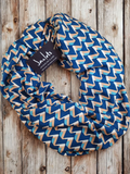 "Adriatic" Infinity Wrap - Plain no tassels