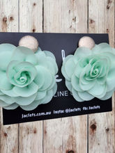 "Darling" Earrings - Icy Green/Gold