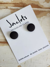Black Fabric Studs