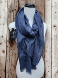 Light Scarf - Smokey Navy