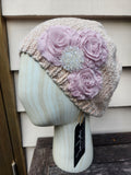 "Winter Blossom" Beanie - Oatmeal