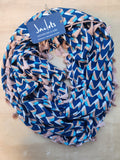 "Adriatic" Infinity Wrap - Neutral Tassels