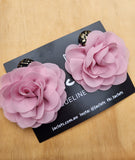 "Darling" Earrings - Black/Pink