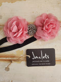 The "Lilyana" Headband - Coral Pink