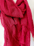 Light Scarf - Cool Red