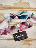 Watercolour tie up Headband