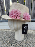 Beige "Alana" Trilby Hat