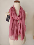 Light Scarf - Strawberry Pink