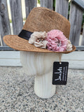 Chocolate "Hilda" Trilby Hat