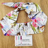 "Watercolour Daisies" tie up Headband