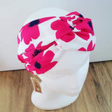 Luxe Turbana Headband "Ormana" - Pink + Navy