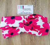 Luxe Turbana Headband "Ormana" - Pink + Navy