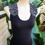 Black "Bordeaux" top