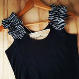 Black "Bordeaux" top