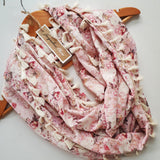 "Edithe" Infinity Wrap - vanilla tassels