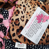 "Bronx" Infinity Wrap - Pink tassels