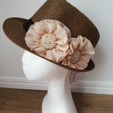 Chocolate "Isabella" Trilby Hat