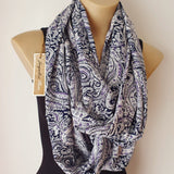 "Palomar" Infinity Wrap - Plain no tassels