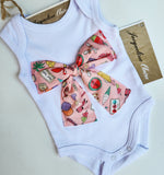 White "Little Missy" Babysuit