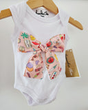 White "Little Missy" Babysuit