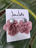 "Le Marais" Earrings - Dusty Pink/Silver